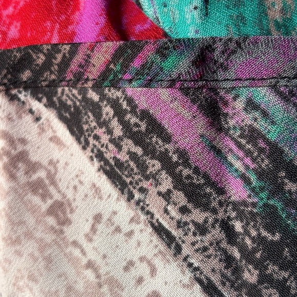 Xhiliration high low colorful dress - Picture 6 of 7